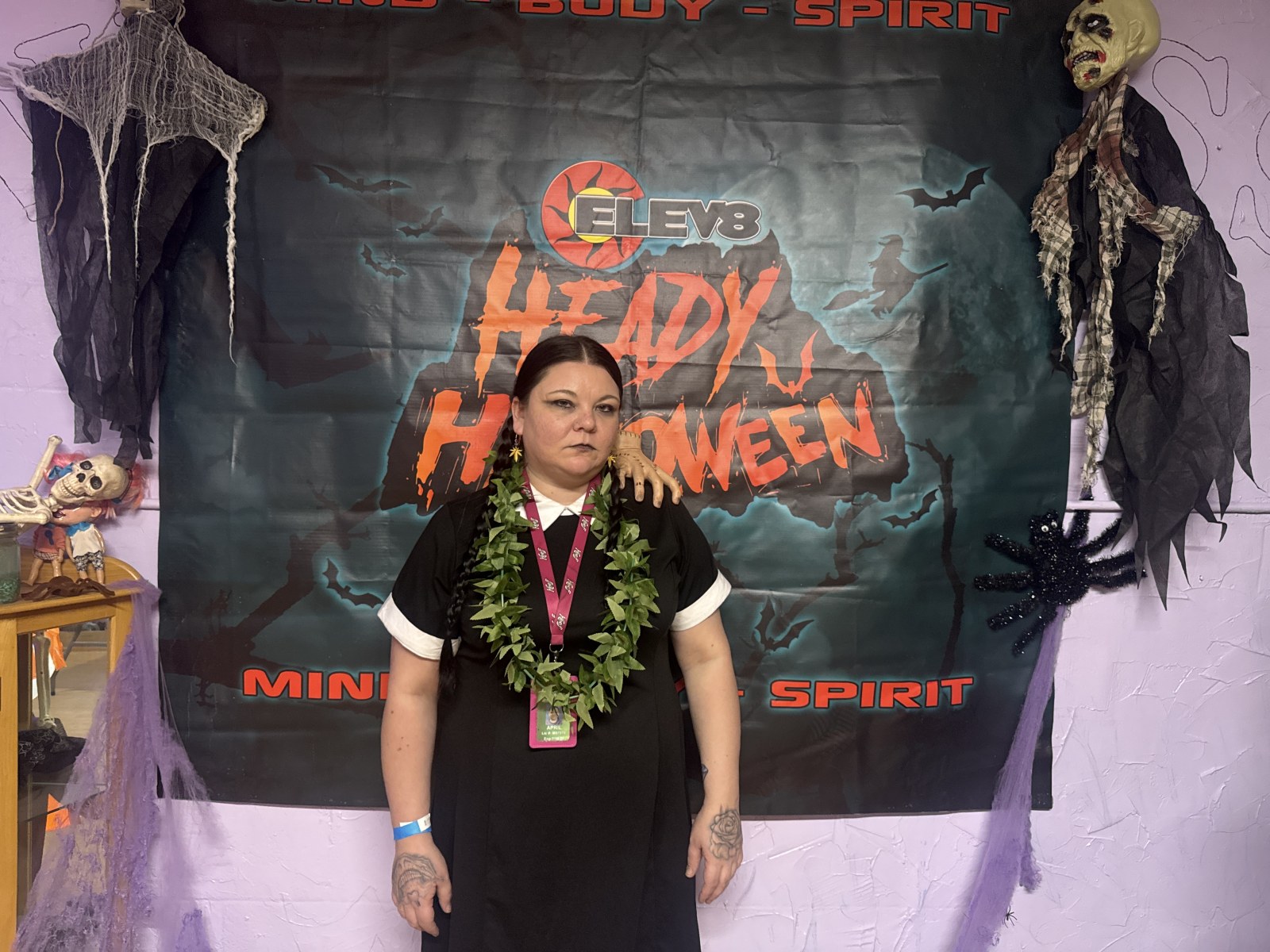 C025 — April "Wednesday" 420 costume photo