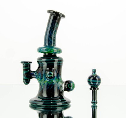 Blue, Black, & Green mini tube by Andy G #502