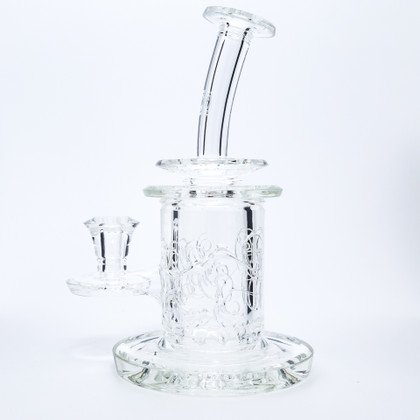 Water Pipe Bong - Avant-Garde Mini Columnar with Carrying Case #927