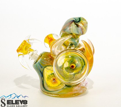 Galaxy Bubbler by Bearclaw Glass #823