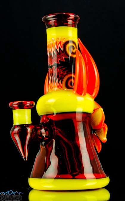 Red & Yellow Flower Tube by Blossom #387