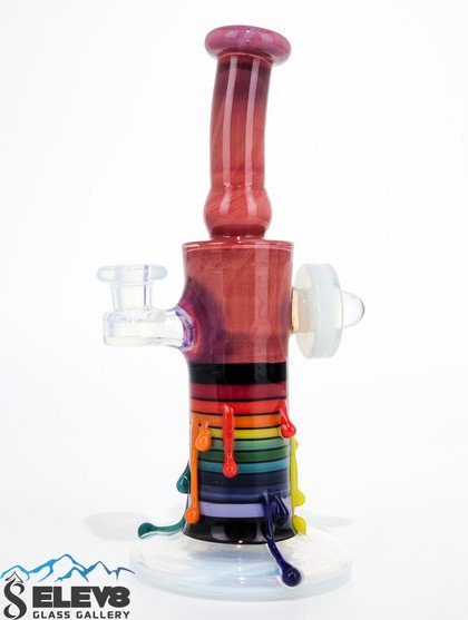 Crimson Candle Mini Tube by Bradley Schillinger #833