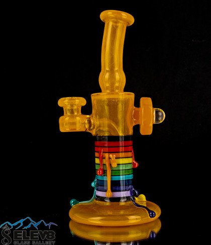 Orange Candle Mini Tube by Bradley Schillinger #832