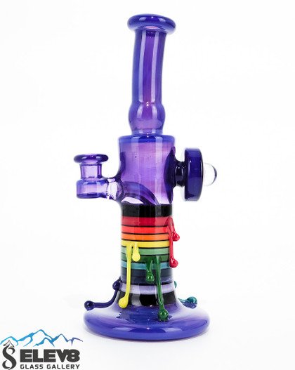 Purple Candle Mini Tube by Bradley Schillinger #831