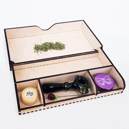 The Trunk Storage Box & Rolling Tray in One