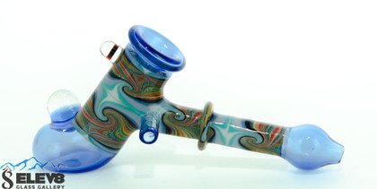 Blue Line Work Hammer Pipe by Eric Tatlock #330