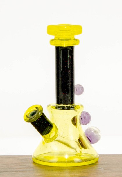 UV Yellow/Pink Crushed Opal Time Tube by Happy 611