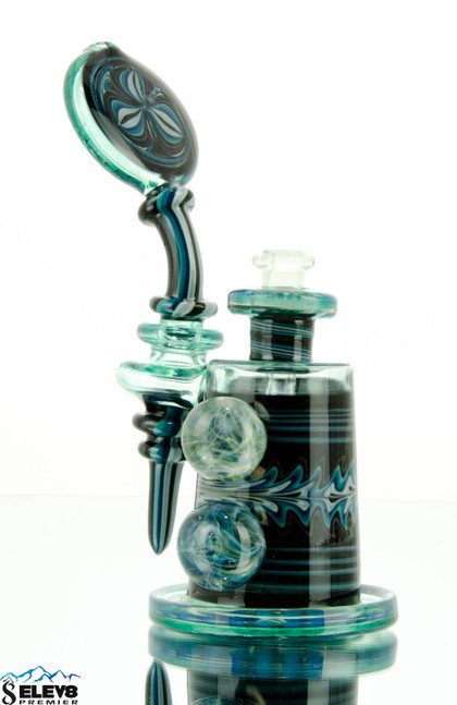 Blue and Black Sherlock Rig by Hedman Headies #443
