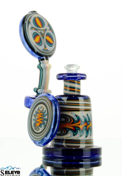 Rainbow and Cobalt Sherlock Rig by Hedman Headies #442