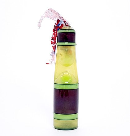 Water Pipe Bong - Small Ramune Bottle Rig by Jack Blew Glass #983