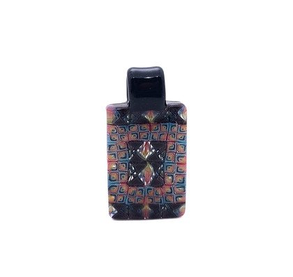 Glass Jewelry - Murrine Heath Bar Pendant by Jeff Heath #160