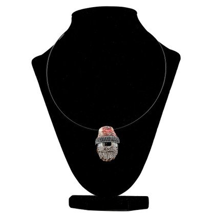 Glass Jewelry - Eye Beanie Pendant by Junkie Glass #125