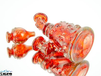 Red Gill Perc Mini tube by Kaleb Folck #369