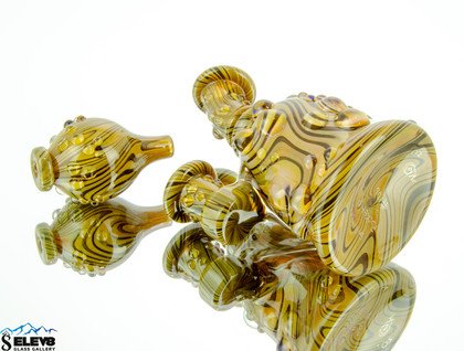 Woodgrain Gill Perc Mini tube by Kaleb Folck #368