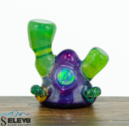 Plantphibian 3rd Eye Lerk Head Pendant by Lerk The World Glass #49
