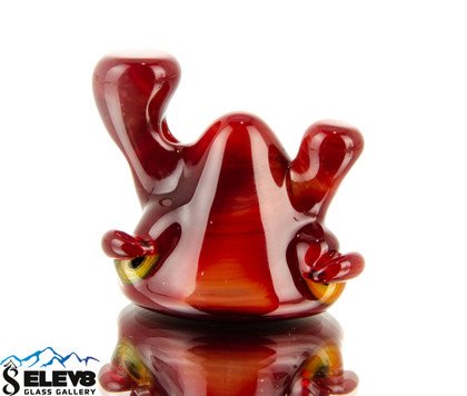 Red Lerk Head Pendant by Lerk The World Glass #33