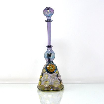 Blue Fume Dab Rig by Lyric Glass #134