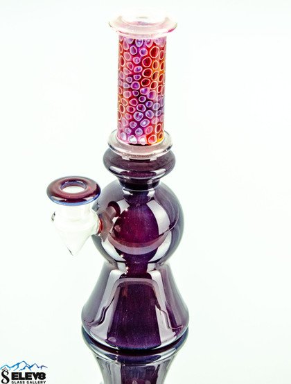 Gold Amethyst over White Satin Millie Slice Rig by Scotty Mickle #307