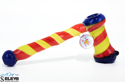 Spun Bi-Polar Hammer Bubbler #6
