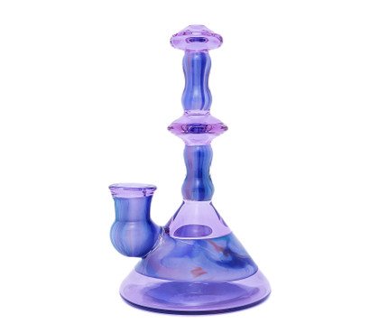 Water Pipe Bong - Sexy Monkshood Butter Mini Tube by Simply Jeff Glass #2