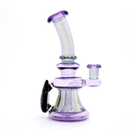 Water Pipe Bong - Fillacello and Dichro Mini Tube Rig by Vogel Glass #940