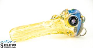 Fumed Bubble Trap Trippy Tech Spoon by Steve Kelnhofer #367