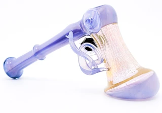Hammer Bubbler Water Pipe - Purple Sexy twisty by Steve Kelnhofer #1022