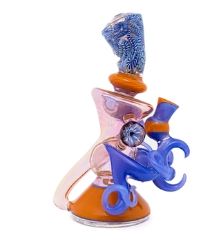 Water Pipe Bong - Charlie Brown and Elvis Butter Recycler by Steve Kelnhofer #34