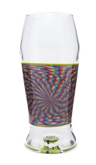Drinking Glass - Trippy Tech Pint Glass by Steve Kelnhofer #35
