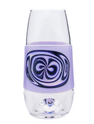 Drinking Glass - Violet Butter Pint Glass by Steve Kelnhofer #45