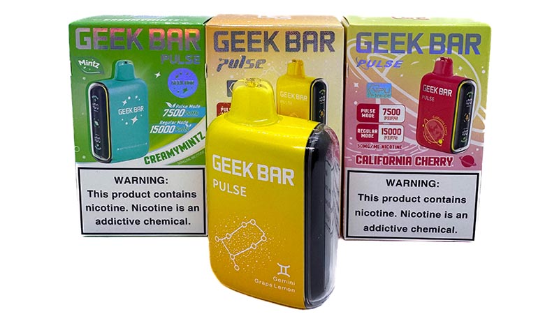 Geekbar nicotine disposable e-cig vape available at Elev8 Smoke and Vape in Colorado Springs
